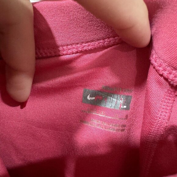 NIKE Tennis Skirt / Skort Women's Pleated Magenta Pink Stretch Fit-Dry Large L - Picture 3 of 8